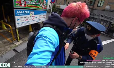 Beebo gets Frisked by Cops in Tokyo